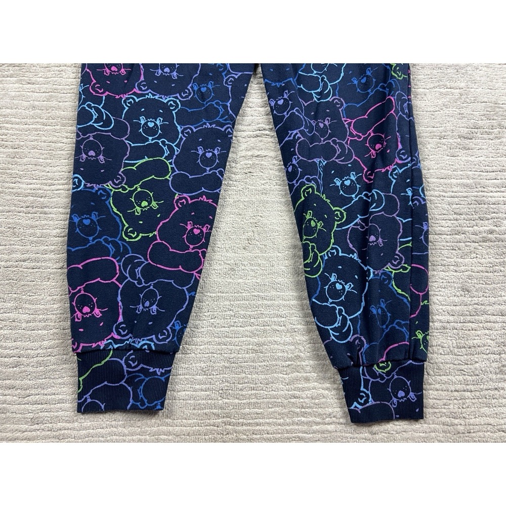 Care Bears Joggers Juniors Large Blue AOP Drawstring Pull On Elastic Waist - Picture 10 of 13